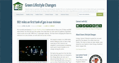 Desktop Screenshot of greenlifestylechanges.com
